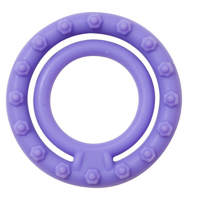 Фиолетовое двойное эрекционное кольцо NEON DOUBLE RING 45MM PURPLE, Dream Toys Фиолетовое двойное эрекционное кольцо NEON DOUBLE RING 45MM PURPLE, Dream Toys