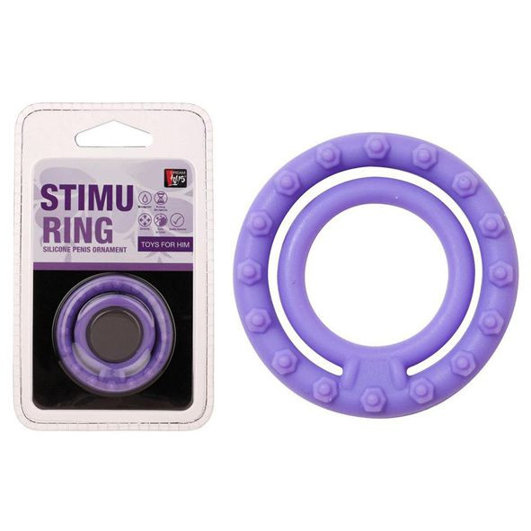 Фиолетовое двойное эрекционное кольцо NEON DOUBLE RING 45MM PURPLE, Dream Toys Фиолетовое двойное эрекционное кольцо NEON DOUBLE RING 45MM PURPLE, Dream Toys