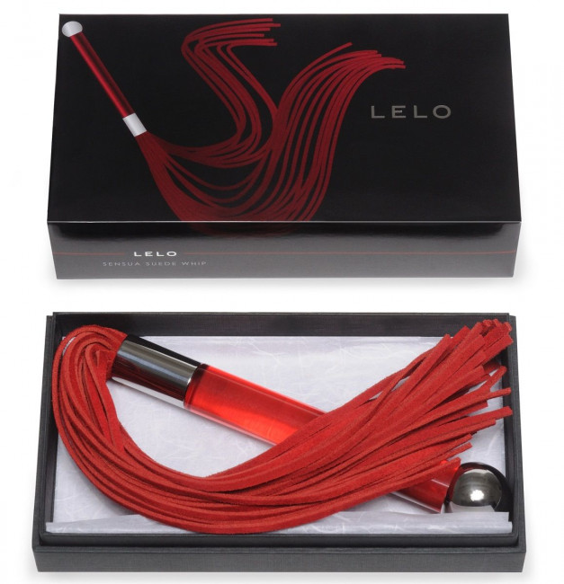 Красная замшевая плеть Sensua, Lelo