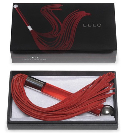 Красная замшевая плеть Sensua, Lelo