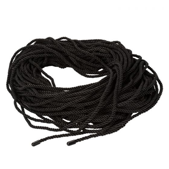 Черная веревка для шибари BDSM Rope - 50 м. Черная веревка для шибари BDSM Rope - 50 м.