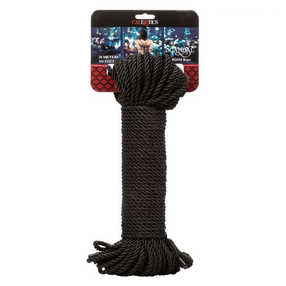 Черная веревка для шибари BDSM Rope - 50 м. Черная веревка для шибари BDSM Rope - 50 м.