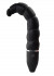 Чёрный анальный стимулятор с вибрацией PURRFECT SILICONE DELUXE 5.5INCH - 14 см., Dream Toys