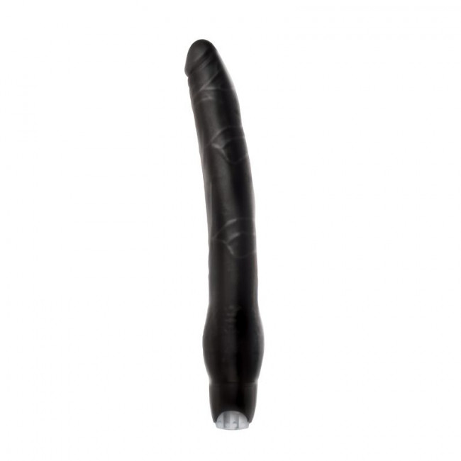 Длинный чёрный вибратор Monster Meat Long Vibe - 30,5 см., NS Novelties Длинный чёрный вибратор Monster Meat Long Vibe - 30,5 см., NS Novelties