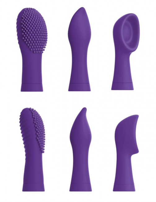 Фиолетовый вибростимулятор Focus Sonic Vibrator с 3 насадками, Pipedream Фиолетовый вибростимулятор Focus Sonic Vibrator с 3 насадками, Pipedream