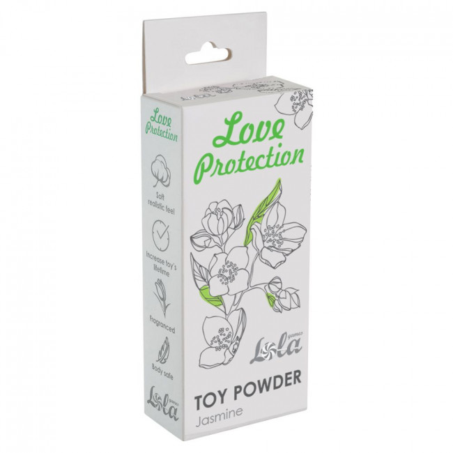 Пудра для игрушек Love Protection с ароматом жасмина - 15 гр., Lola toys