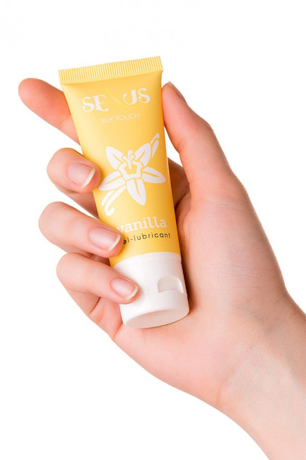Гель-лубрикант на водной основе с ароматом ванили Silk Touch Vanilla - 50 мл., Sexus