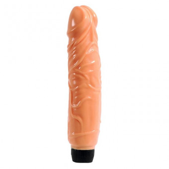 Телесный вибратор P-SHAPE - 25,5 см., Seven Creations