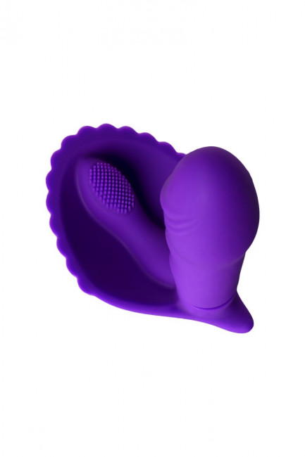 Фиолетовый вибратор для ношения в трусиках, A-toys