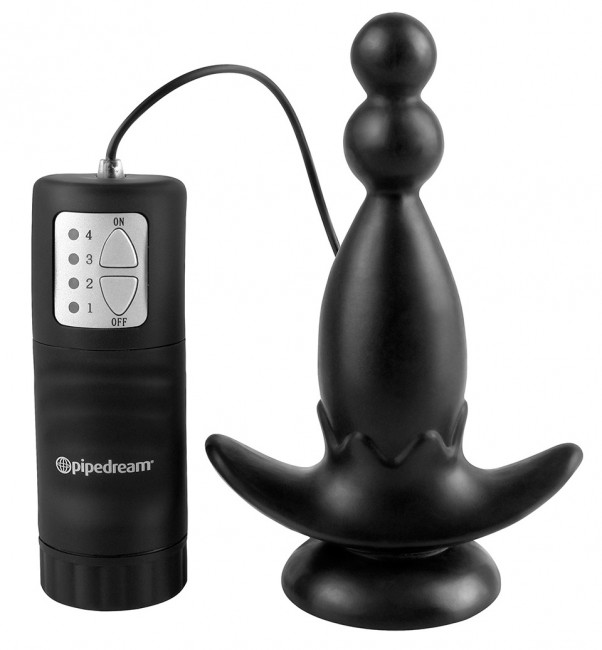 Анальный вибростимулятор с широким основанием Vibrating Anal Anchor - 14 см., Pipedream Анальный вибростимулятор с широким основанием Vibrating Anal Anchor - 14 см., Pipedream