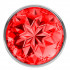 Малая серебристая анальная пробка Diamond Red Sparkle Small с красным кристаллом - 7 см., Lola toys