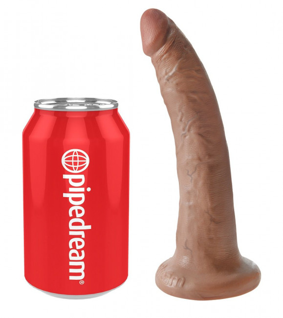 Фаллоимитатор-мулат с присоской 7" Cock - 17,8 см., Pipedream Фаллоимитатор-мулат с присоской 7" Cock - 17,8 см., Pipedream