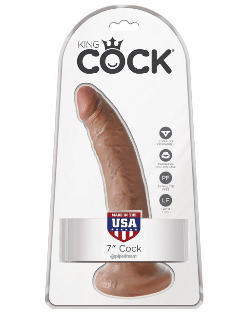 Фаллоимитатор-мулат с присоской 7" Cock - 17,8 см., Pipedream Фаллоимитатор-мулат с присоской 7" Cock - 17,8 см., Pipedream
