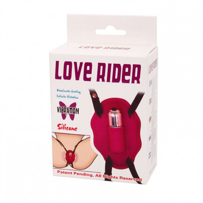 Нежный вибростимулятор для клитора Love Rider на ремешках, Baile Нежный вибростимулятор для клитора Love Rider на ремешках, Baile