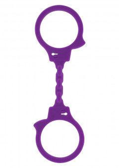 Фиолетовые эластичные наручники STRETCHY FUN CUFFS, Toy Joy