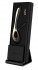 Черный вибратор с клиторальным отростком Soraya Black - 22 см., Lelo Черный вибратор с клиторальным отростком Soraya Black - 22 см., Lelo