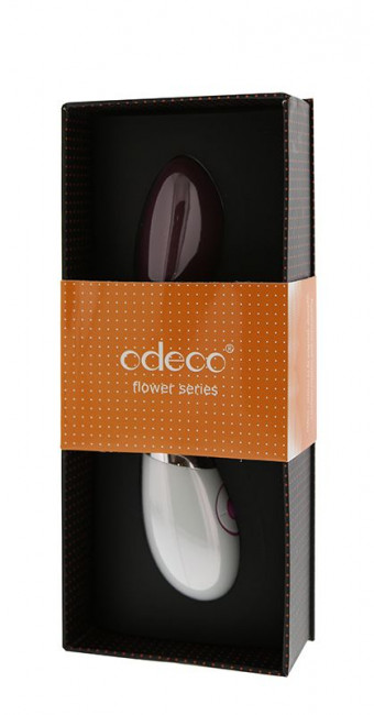 Бордовый вибратор BEAUTY для G-стимуляции - 19,8 см., Odeco