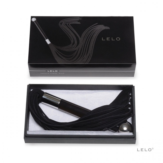 Черная замшевая плеть Sensua, Lelo