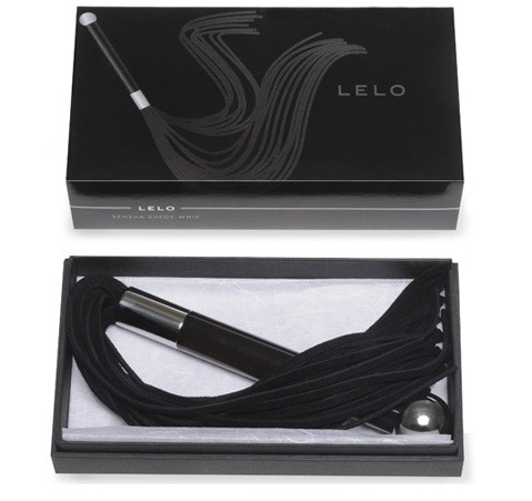Черная замшевая плеть Sensua, Lelo