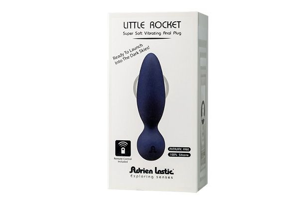 Анальная пробка с вибрацией и пультом Adrien Lastic Little Rocket LRS New, Adrien Lastic