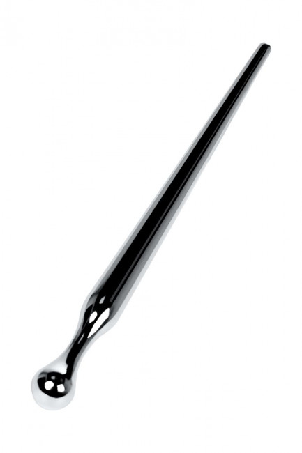 Серебристый уретральный плаг-игла TOYFA Metal - 10 см., ToyFa