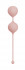 Розовые вагинальные шарики The Firebird Tea Rose, Lola toys
