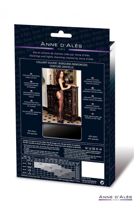 Сетевые колготки с интимным доступом Lola, Anne d'Al?s
