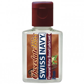 Лубрикант с ароматом шоколада Swiss Navy Chocolate Bliss Lube - 20 мл., Swiss navy