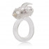 Прозрачное эрекционное кольцо с вибрацией One Touch Flicker, California Exotic Novelties
