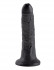 Чёрный фаллоимитатор с присоской 7" Cock - 17,8 см., Pipedream