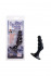 Массажер простаты Graduated Silicone Prostate Probe рельефный из силикона черный, California Exotic Novelties