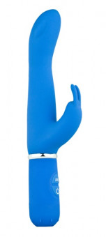 Голубой вибростимулятор 10 Function G Spot Rabbit - 21,5 см., Howells
