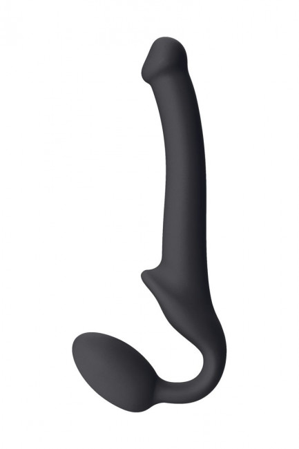 Черный безремневой страпон Silicone Bendable Strap-On S Черный безремневой страпон Silicone Bendable Strap-On S
