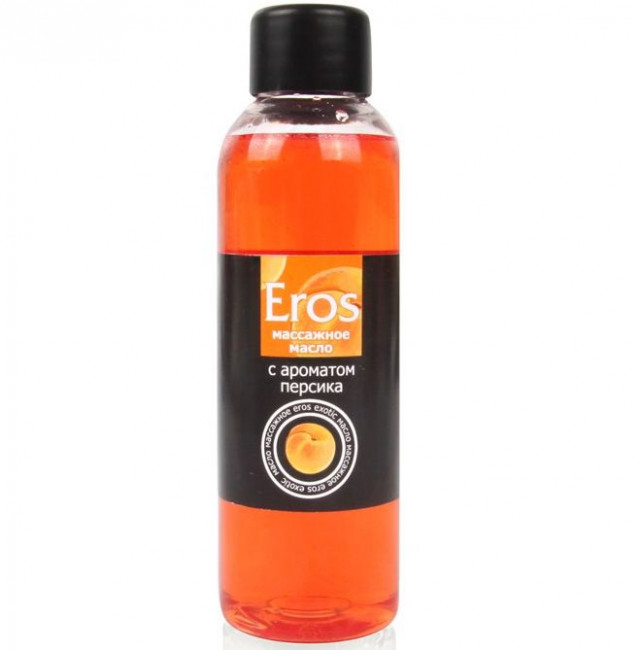 Массажное масло Eros exotic с ароматом персика - 75 мл., Биоритм