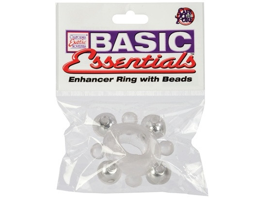 Кольцо с бусинами BASIC ENHANCER, California Exotic Novelties