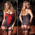 Корсет с леопардовой вставкой RED LEO, Coquette Int