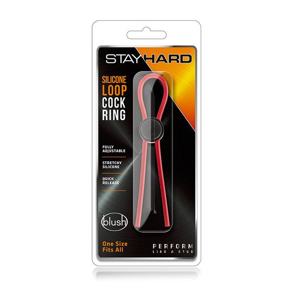 Красное силиконовое лассо на пенис Silicone Loop Cock Ring Красное силиконовое лассо на пенис Silicone Loop Cock Ring