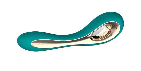 Бирюзовый вибратор Isla Turquoise Green - 22 см., Lelo