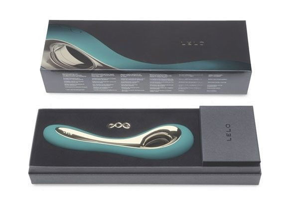 Бирюзовый вибратор Isla Turquoise Green - 22 см., Lelo