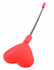 Стек с красным силиконовым сердечком на кончике Silicone Heart Red , Pipedream