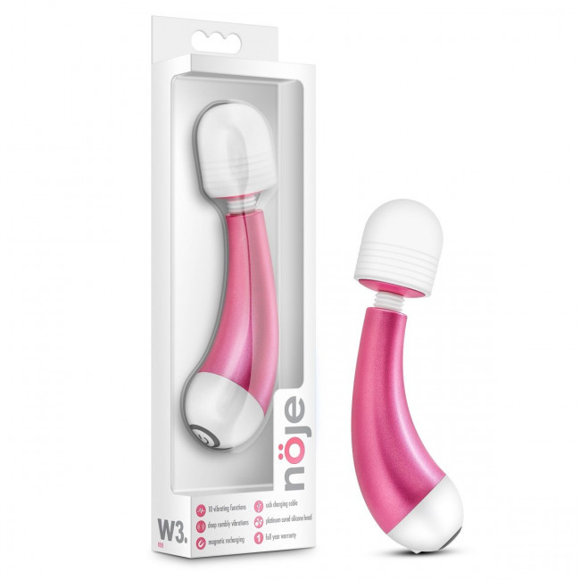 Розовый жезловый вибратор Noje W3 Rose, Blush Novelties