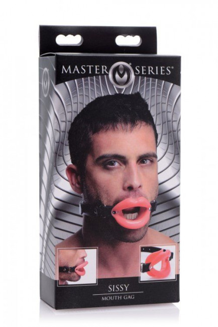 Кляп в форме губ Sissy Mouth Gag, XR Brands Кляп в форме губ Sissy Mouth Gag, XR Brands