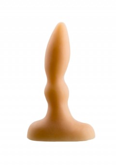 Анальный стимулятор телесного цвета Beginners p-spot massager flash - 11 см., Lola toys
