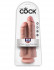 Телесный сдвоенный фаллоимитатор 9" Two Cocks One Hole - 25,4 см., Pipedream