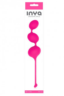 Розовые вагинальные шарики  INYA Orgasmic Balls, NS Novelties