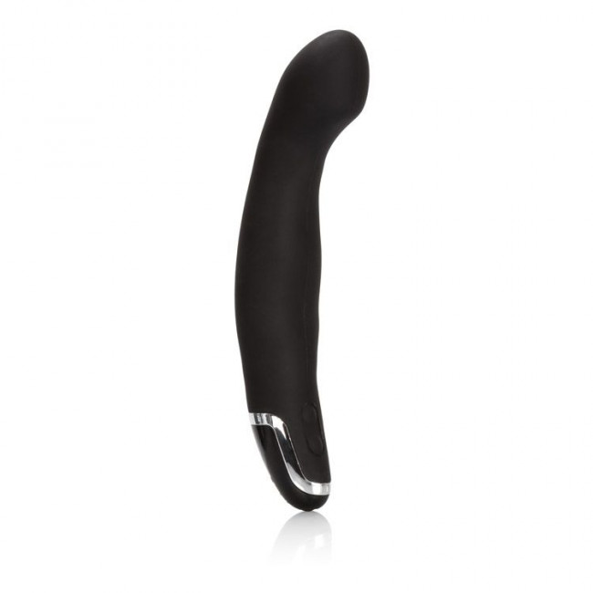 Чёрный стимулятор простаты с вибрацией Dr. Joel Silicone Smooth P - 16 см., California Exotic Novelties Чёрный стимулятор простаты с вибрацией Dr. Joel Silicone Smooth P - 16 см., California Exotic Novelties