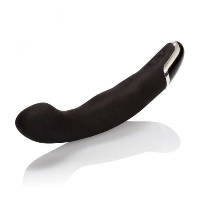 Чёрный стимулятор простаты с вибрацией Dr. Joel Silicone Smooth P - 16 см., California Exotic Novelties Чёрный стимулятор простаты с вибрацией Dr. Joel Silicone Smooth P - 16 см., California Exotic Novelties