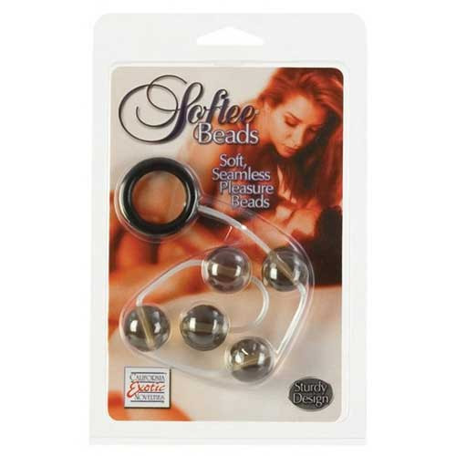 Анальная цепочка Softee Beads на мягкой сцепке, California Exotic Novelties Анальная цепочка Softee Beads на мягкой сцепке, California Exotic Novelties