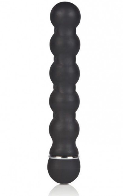 Анальный стимулятор с вибрацией Dr. Joel Kaplan 10-Function Anal Trainer Beaded - 15,25 см., California Exotic Novelties