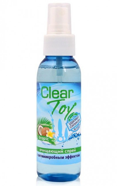 Очищающий спрей для игрушек CLEAR TOY Tropic - 100 мл., Биоритм